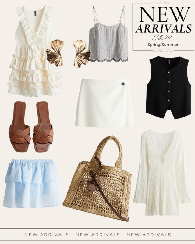 New arrivals! H&M has so many cute picks for spring/summer all under $55!Comment SHOP below to receive a DM with the link to shop this post on my LTK ⬇ https://liketk.it/5bVAb #ltkfindsunder50 #ltksalealert #ltkseasonal