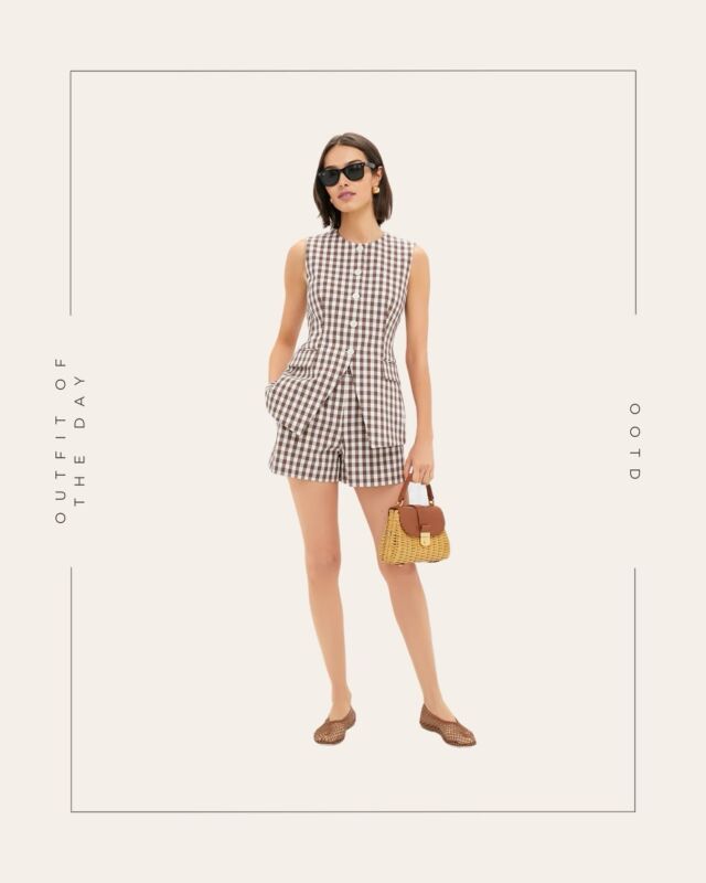 Fun fact: Ever since my school uniform in primary school I have loved gingham. This set is on my wishlist. Comment SHOP below to receive a DM with the link to this post on my LTK ⬇ https://liketk.it/5drYo #ltkseasonal #ltktravel #ltkstyletip