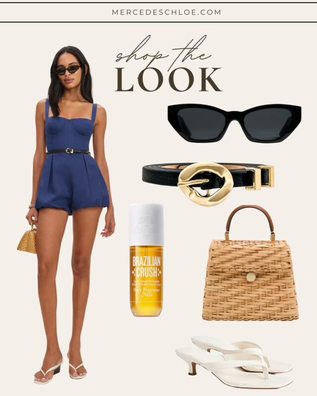 Instantly fell in love with this romper the moment I saw it! Here’s how to style it and shop the look Comment SHOP below to receive a DM with the link to this post on my LTK ⬇ https://liketk.it/5eFPw #ltkseasonal #ltksummeredit #ltkstyletip